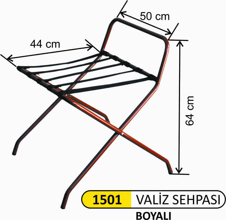 1501 Valiz Sehpası Boyalı