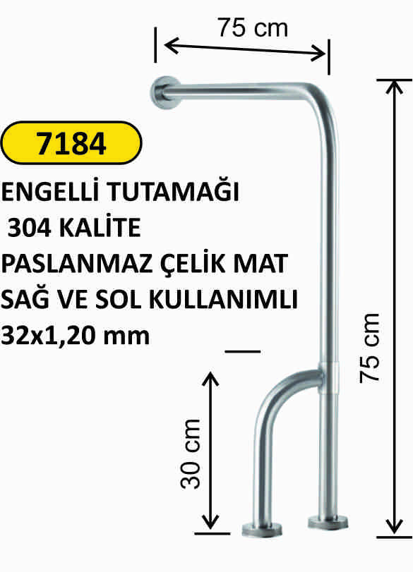 7184 Engelli Tutamağı Hareketli Ayak