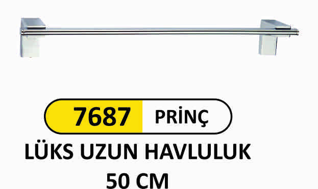 7687 Prinç Lüks Uzun Havluluk 50Cm