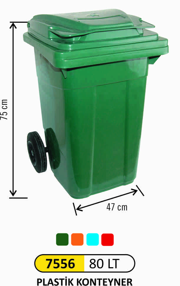 7556 Konteyner 80 Litre Plastik