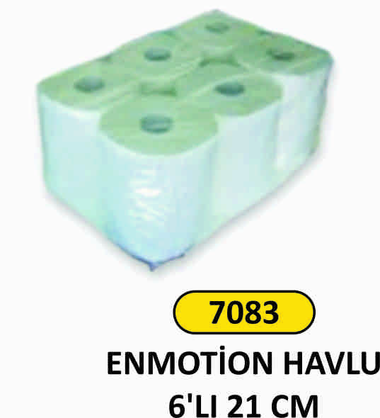 7083 Emotion Havlu 6 Lı Paket 21 Cm  