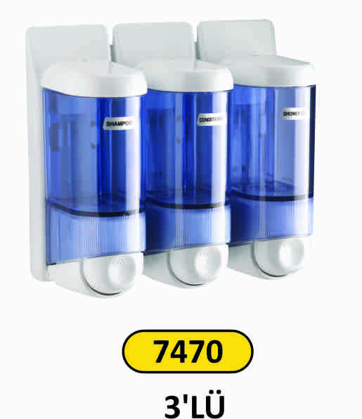 7470 Sıvı Sabun Ve Şampuan Verici 0.170 Ml 3 Lü