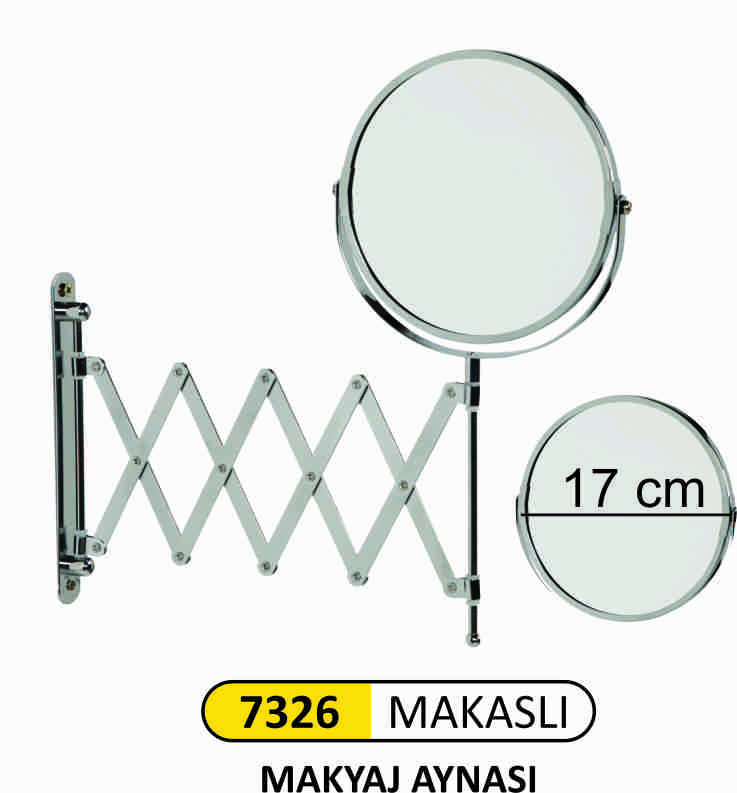 7326 Makaslı Makyaj Aynası