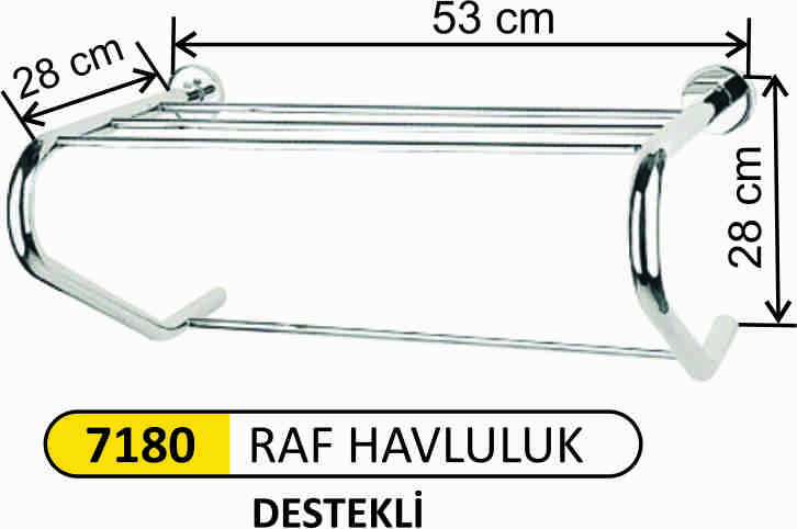 7180 Raf Havluluk Destekli Pirinç