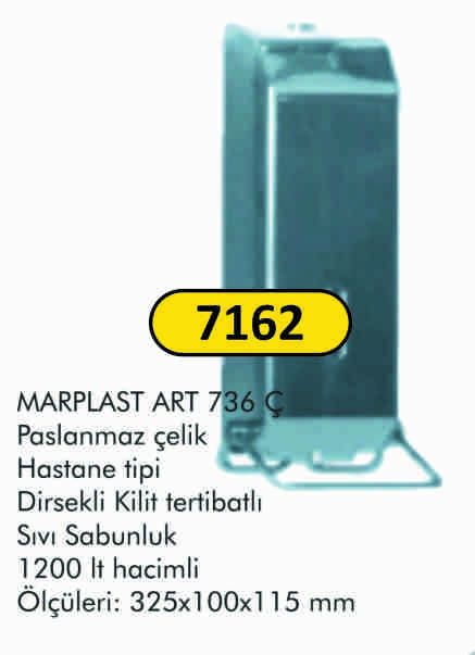 7162 Marplast Art 736 Çelik Sabunluk