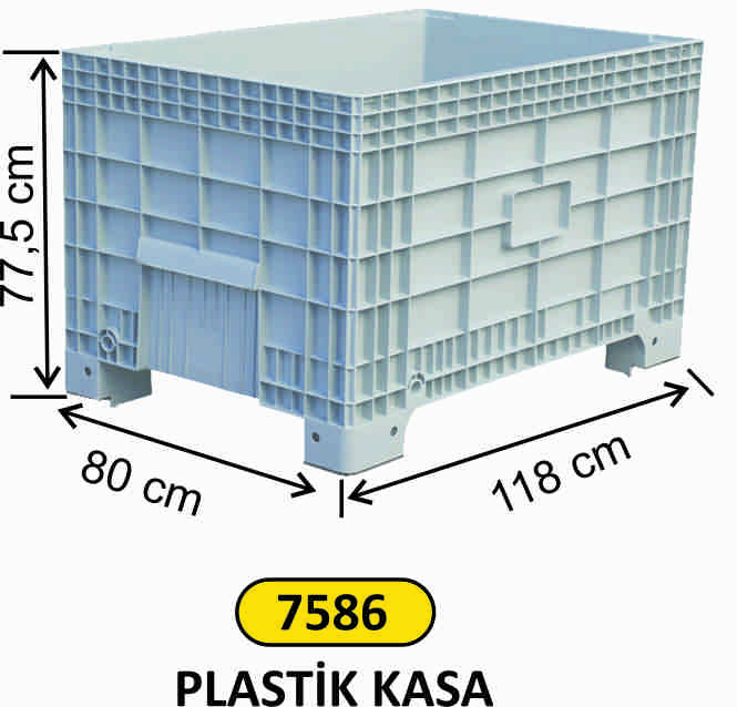 7586 Plastik Kasa