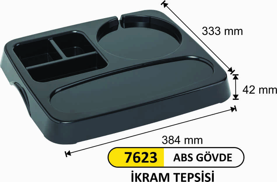 7623 İkram Tepsisi Plastik