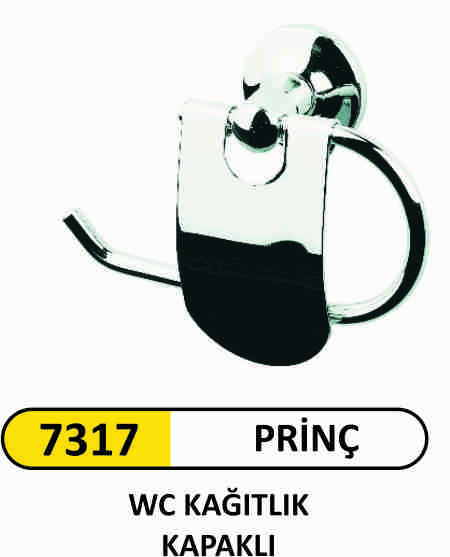 7317 Wc Kağıtlık Kapaklı Pirinç