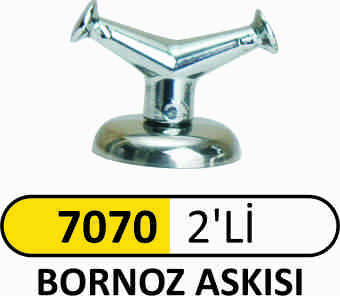 7070 Bornoz Askılık 2 Li