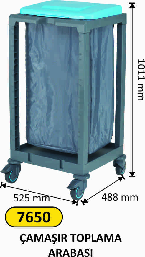7650 Çamaşır Toplama Arabası