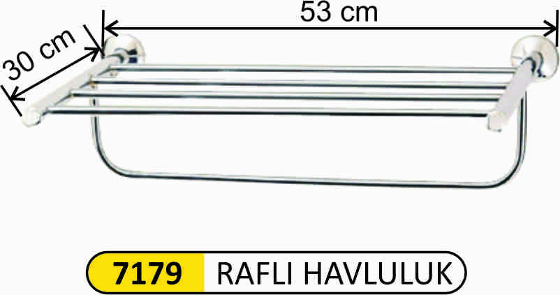 7179 Raflı Havluluk Pirinç