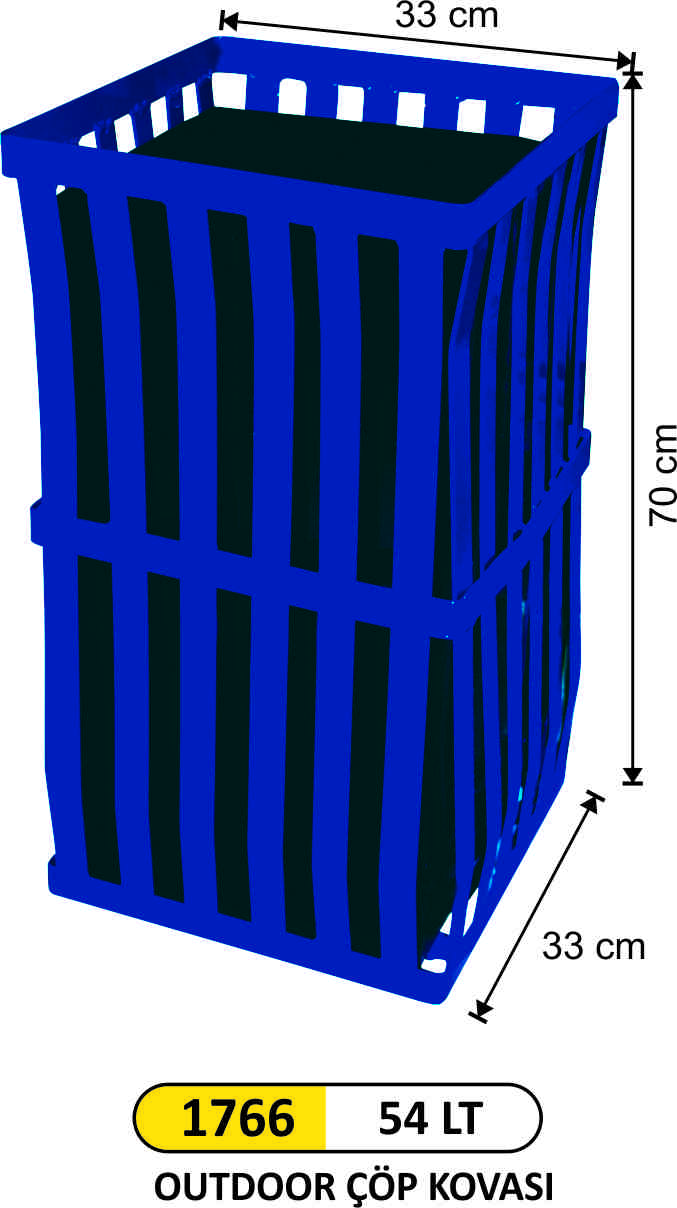 1766 54 Lt Outdoor Çöp Kovası