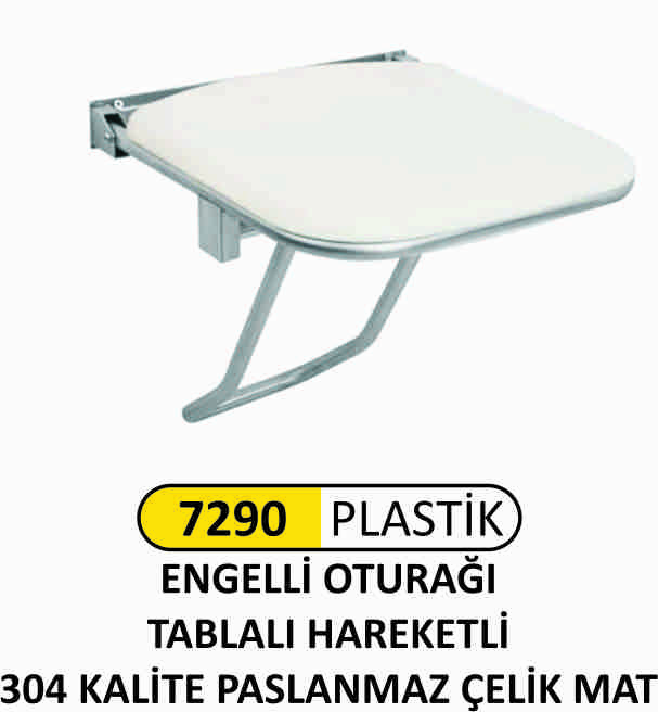 7290 Engelli Duş Oturağı Plastik