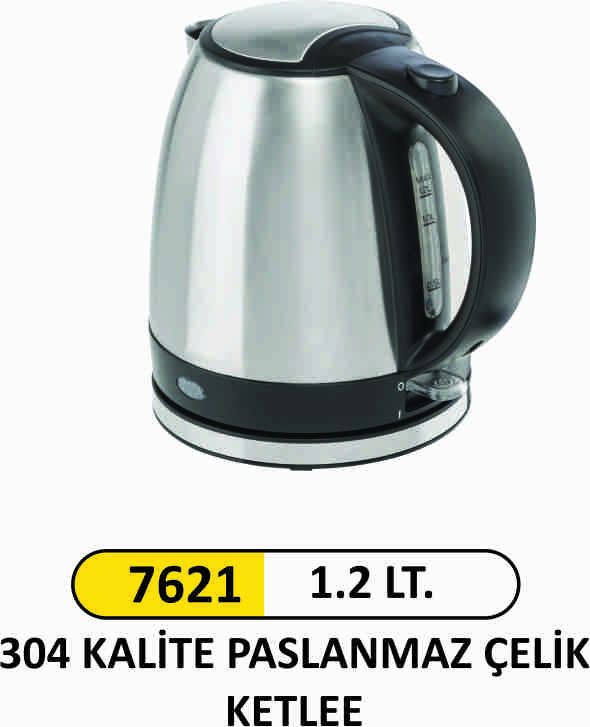 7621 Paslanmaz Kettle 1,2 Lt